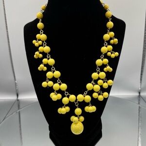 Talbots NWT Sunshine Yellow Beaded Necklace